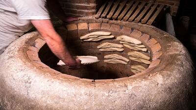قدیمی‌ترین تنور نان یافت شده جهان + فیلم