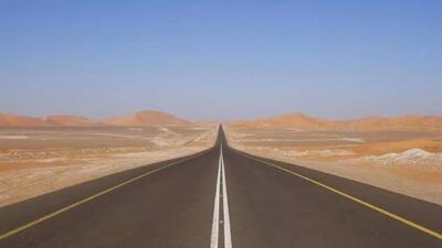 جاده 240 کیلومتری عربستان سعودی؛ رکورددار طولانی‌ترین مسیر بدون پیچ جهان [تماشا کنید]