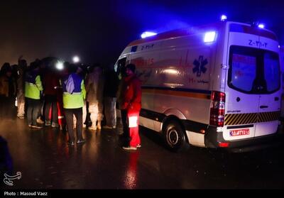 حضور وزیر بهداشت و نیروهای امدادی در نزدیکی منطقه حادثه بالگرد حامل رئیس جمهور- عکس خبری تسنیم | Tasnim