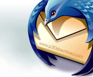 مرغ افسانه ای نامه رسان Mozilla Thunderbird ۱.۵.۰.۴