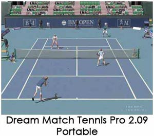 بازی تنیس سه بعدی Dream Match Tennis Pro v۲.۰۹ Portable