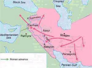 ۳ مارس سال ۵۲ ـ برخی دلایل پیروزی ایرانیان در جنگ حران بر رومیان