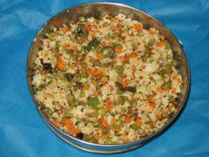پلو با سبزیجات نوعی غذای هندی