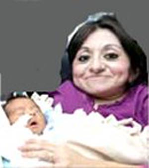 ۱۳ فوریه ۲۰۰۶ ـ کوتوله ۱۷ کیلو گرمی پسر به دنیا آورد