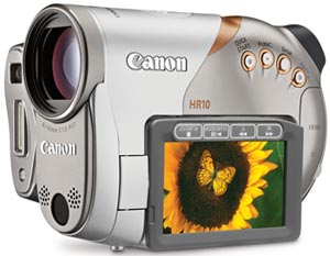 دوربین فیلمبرداری HR۱۰ محصولی از کمپانی Canon