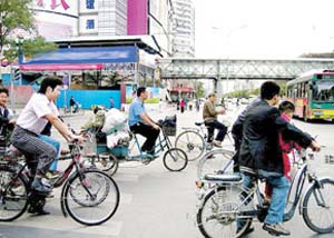 پکن شهر دوچرخه‌سواران