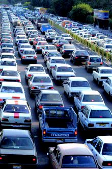 ترافیک تهران در یک نگاه