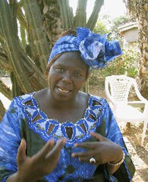 اولین زن برنده جایزه صلح نوبل درقاره آفریقا