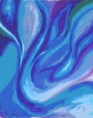 روانشناسی رنگ های هاله نورانی: شخصیت های آبی