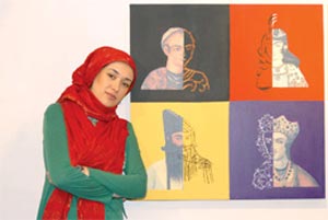 گفتگوی هنری »با بهاره افشاری در نمایشگاه نقاشی