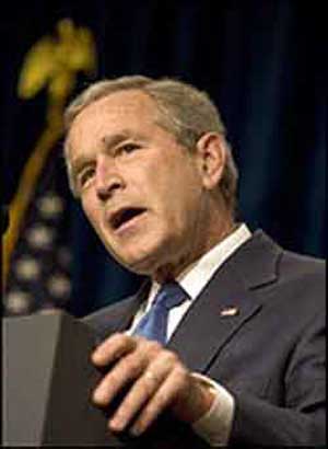 فقط ۳۱ درصد محبوبیت در همه پرسی عمومی برای بوش