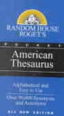 Random house roget's Ppocket american thesaurus