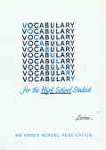 Vocabulary for the high school student