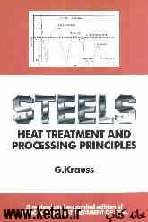 Steels: heat treatment and processing principles