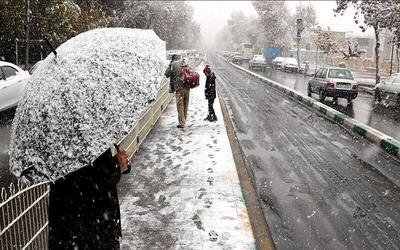 حجم برف در بام تهران؛ هم‌اکنون | تصاویر