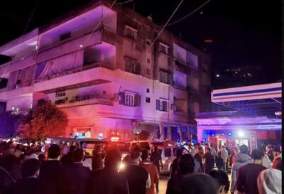 ۸ شهید در حمله رژیم صهیونیستی به ساختمان مسکونی در لبنان