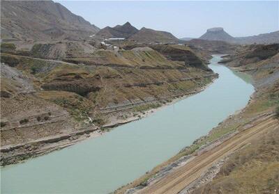 کاهش ۶۱ درصدی میانگین دبی رودخانه‌های لرستان