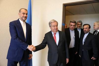 حمایت ایران از تلاش‌های دبیرکل سازمان ملل متحد برای پایان دادن به جنگ علیه غزه و نسل‌کُشی فلسطینیان