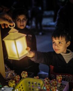 فلسطینی ها منتظر ماه رمضان + عکس