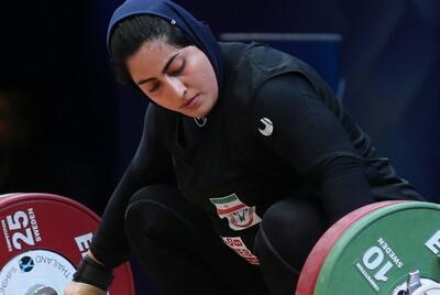 حضور یک دختر ایرانی در تیم پناهندگان وزنه‌برداری
