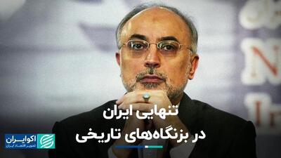 صالحی: ایران در طول تاریخ دچار تنهایی استراتژیک بوده