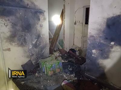 انفجار شدید مواد محترقه در منزل مسکونی