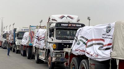افزایش ورود کامیون کمک‌های بشردوستانه به غزه تکذیب شد/ تبلیغات اسرائیل دروغ است
