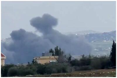 حملات موشکی اسرائیل به جنوب لبنان+ فیلم