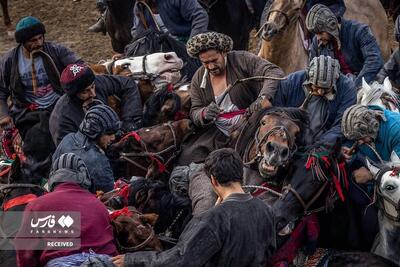 (تصاویر) مسابقات بُزکشی در افغانستان