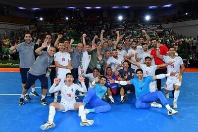 تیم ملی فوتسال ایران چهارم جهان شد