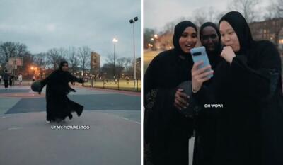 تصویر متفاوت از زنان مسلمان در آمریکا در یک ویدیوی تبلیغاتی را ببینید + ویدیو