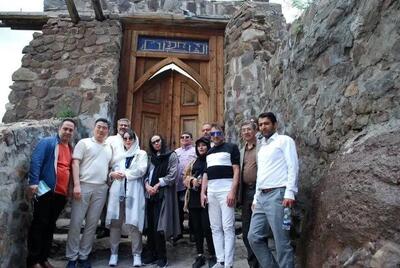 سفیران ۴ کشور به قزوین رفتند / عکس یادگاری با حسن صباح در الموت
