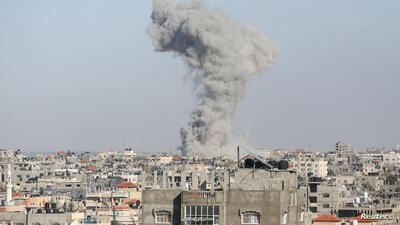 شهر رفح زیر بمباران ارتش رژیم صهیونیستی+فیلم