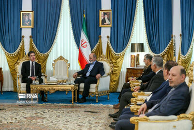 تصاویر: دیدار رئیس اقلیم کردستان عراق با دبیر شورایعالی امنیت ملی