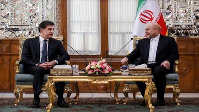 قالیباف: نباید فرصت‌ها برای ارتقای روابط از بین برود/ بارزانی: اجازه نمی‌دهیم اقلیم کردستان به مرکزی برای تهدید ایران تبدیل شود