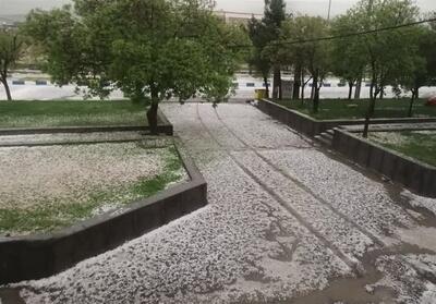 بارش تگرگ اردبیل را سفیدپوش کرد- فیلم فیلم استان تسنیم | Tasnim