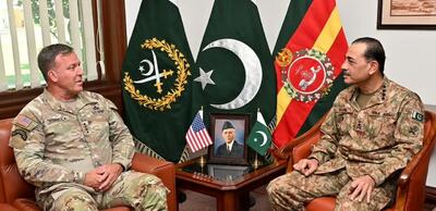 رایزنی فرماندهان ارتش آمریکا و پاکستان