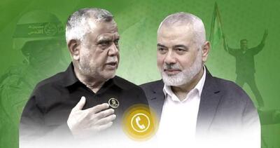 گفت‌وگوی تلفنی هنیه با رئیس ائتلاف الفتح عراق حول محور غزه