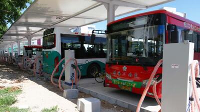 تعیین مکان شارژ اتوبوس و تاکسی برقی در تهران