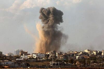 (ویدئو) بمباران شدید مناطق شمالی نوار غزه