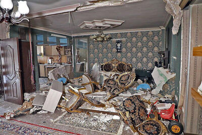ببینید | تصاویر تازه  از انفجار یک منزل مسکونی ۴ طبقه در میدان نامجو