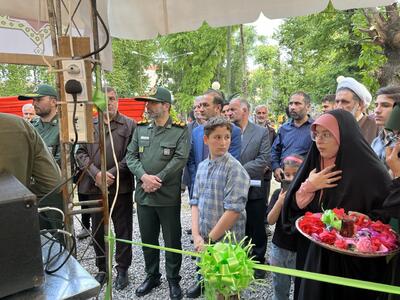 افتتاح چایخانه حضرت رضا(ع) در فومن