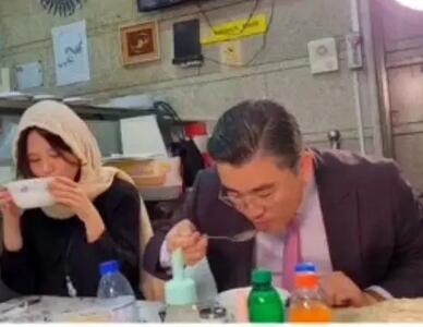 کله‌پاچه‌خوری سفیر کره‌جنوبی در ایران به همراه همسرش!