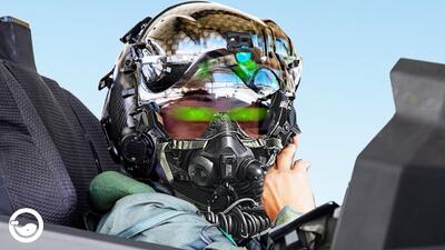 قیمت کلاه خلبانی جنگنده F35 +فیلم