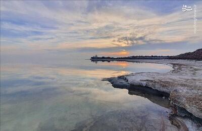 فیلم/ دریاچه ارومیه در یک روز بهاری