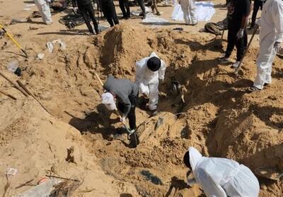 ادامه تراژدی گورهای جمعی در غزه؛ کشف سرهای بدون پیکر - تسنیم
