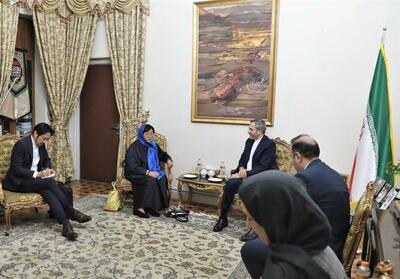 دیدار باقری با نماینده سازمان ملل در امور افغانستان - تسنیم