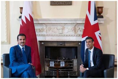 گفت‌وگوی سوناک با امیر قطر/قدردانی از تلاش‌های دوحه برای پیشبرد مذاکرات آتش‌بس غزه