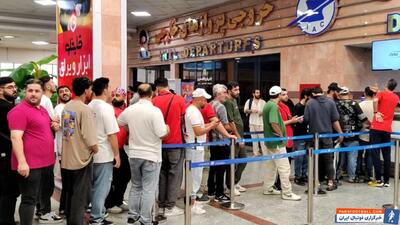 حضور هواداران پرشور نساجی در فرودگاه ساری - پارس فوتبال | خبرگزاری فوتبال ایران | ParsFootball