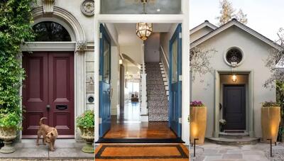 ۵ رنگ درب ورودی که خانه شما را گران‌قیمت نشان می‌دهند